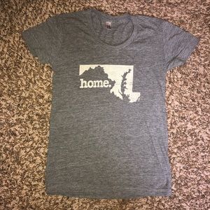 Maryland Home Tee - American Apparel Small